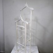 Dilsiz Uşak 13930 Ahşap Gürgen Çift Tepe Beyaz Lake Askılık Kayın DEMONTE El Yapı - 4