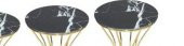 Brc Zigon 13890 KUM SAATİ Model Siyah Mermer TEMPER cam Metal GOLD Renk El yapım - 4