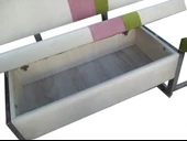 Bank Loca Köşe 13757 takım Model Metal Çelik Nikelaj Suni deri döşeme El Yapım thumbnail 2