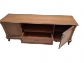 Tv Sehpa ST 13744 Klasik Model Ahşap Kaplama Kayın Aslan Ayak Ceviz 160cm El Yapı - 6