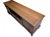 Tv Sehpa ST 13744 Klasik Model Ahşap Kaplama Kayın Aslan Ayak Ceviz 160cm El Yapı - 7