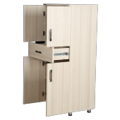 Çok Amaçlı 13637 Dolap Hard Parlak CARDEN Suntalem 4Raf Kutu sevk 130 El Yapım - 3