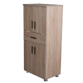 Çok Amaçlı 13624 Dolap 180 Hard Parlak SOMONE Suntalem 4Raf 1Çek Kutu sevk Elyapı - 1