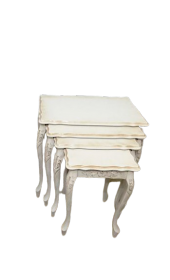 Zigon 13549 Avangart klasik Model Kayın aslan ayak MDF tabla gold oyma beyaz ayak thumbnail 2