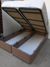 Baza-Başlık STANDART 13417 Deri başlık Metal Fırın Boya Soft Ort Yatak 150*200 - 2