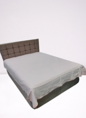 Pike Yazlık 13291 Zmrt Somon Çift Dolgun Malzeme V Çizgi Desen Pamuk Kalın Dokuma - 1