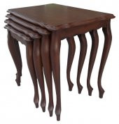 Zigon ILGZ 13241 klasik Model sehpa Kayın Aslan ayak Parlak Ceviz Lake El Yapım - 1