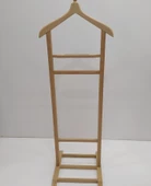 Dilsiz Uşak 12970 tek TEPE MODEL Kayın Doğal HAM Askılık Ahşap Kayın El yapım - 3