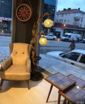 Lambader 12964 Sarmaşık 2 li ATMACA Doğal malzeme Kuru Zeytin çam dalı El Yapım - 2