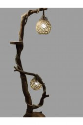 Lambader 12962 Sarmaşık Hamil Kuru çam ve Zeytin Dallarından Özenle El Yapım - 1