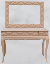 Dresuar 12915 Pirami Geometri Modl HAM Kayın Aslan Avangart Modern Çizgi El Yapı thumbnail 1