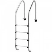 Havuz 12847 Merdiveni 316 Kalite Paslanmaz Çelik CNC kesimli 4 Basamaklı El Yapım - 4