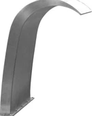 Havuz 12852 şelale Kobra 1000-400 mm 316 kalite 1,2 mm Paslanmaz çelik El Yapım - 3