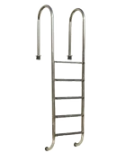 Havuz 12839 Merdiveni 316 Kalite Paslanmaz Çelik CNC kesimli 5 Basamaklı El Yapım - 2