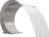 Havuz 12418 şelale Kobra 600-500mm 316 kalite su perdesi Paslanmaz çelik El Yapım - 2