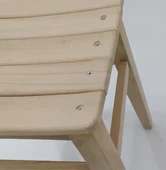 Tabure 12765 Izgara Model Kayın Torna ayak HAM ürün Kutuda sevk El Yapım - 2