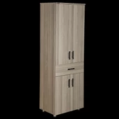 Çok Amaçlı 12687 ST Dolap 180 cm Hard Parlak CORDOBA Suntalem 4Raf 1Çekmece El Yapım - 4