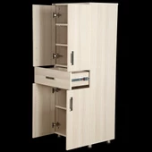 Çok 12681 Amaçlı Dolap Hard Parlak CARDEN Model Suntalem 4Raf 1Çekm 150 El Yapım - 3