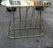 Dresuar 12418 CADDE Model Metal GOLD renk kaplama TEMPER Cam Ayna El Yapım thumbnail 2