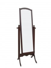 Ayna Boy 12409 Dikdörtgen Model Ahşap Kayın MDF Parlak Ceviz Natüre boya El Yapım - 2