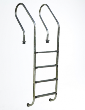 Havuz 12836 Merdiven 316 Kalite Paslanmaz Çelik CNC kesimli 4 Basamak El Yapım - 2