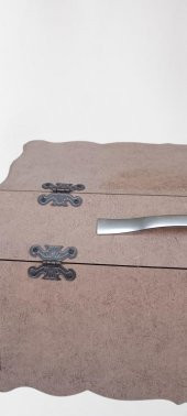 Hobi 90037 Dekoratif Takım Çantası Model HAM Ahşap MDF El Yapımı - 1