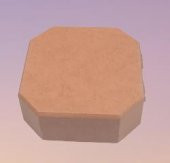 Hobi 90031 Dekoratif Model Öğrenci Kutusu Altıgen Ahşap HAM MDF El Yapımı - 8