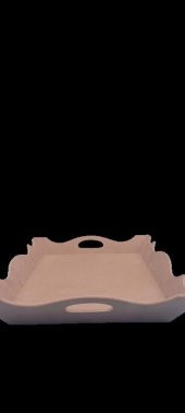 Hobi 90036 Dekoratif Tepsi Ayaklı Şımarık Model HAM Ahşap MDF El Yapımı - 7