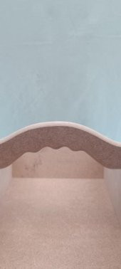 Hobi 90041 Dekoratif Sepet HAM Model cnc kesim Ahşap MDF El Yapımı - 2