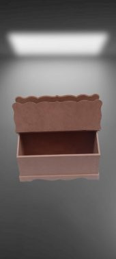 Hobi 90037 Dekoratif Takım Çantası Model HAM Ahşap MDF El Yapımı - 5