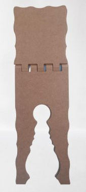 Hobi 90044 Dekoratif Model Rahle HAM Ahşap MDF CNC KESİM El Yapımı - 1