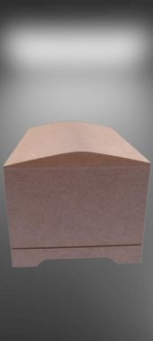 Hobi 90042 Dekoratif Sandık Seti Model Mini İkili HAM Ahşap MDF El Yapımı - 5