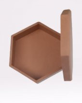 Hobi 90047 Dekoratif Model Öğrenci Kutu HAM Ahşap MDF El Yapımı - 1