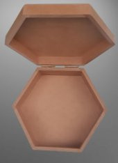 Hobi 90047 Dekoratif Model Öğrenci Kutu HAM Ahşap MDF El Yapımı - 5