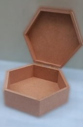 Hobi 90047 Dekoratif Model Öğrenci Kutu HAM Ahşap MDF El Yapımı - 7