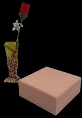 Hobi 90052 Dekoratif Model Öğrenci Ve Makyaj Kutu Ahşap MDF HAM El Yapımı - 9
