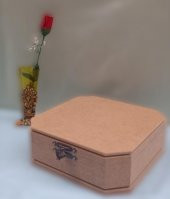Hobi 90050 Dekoratif Model Takı Kutusu Klipsli Bölmeli Ahşap MDF El Yapımı - 6