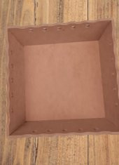 Hobi Dekoratif Model Ekmek Sepeti Dalgalı Kenar Oymalı HAM MDF Ahşap EL Yapımı - 2