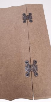 Hobi Dekoratif Model Bölmeli Çay Kutusu HAM  Ahşap  MDF El Yapımı - 1