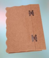 Hobi Dekoratif Model Bölmeli Çay Kutusu HAM  Ahşap  MDF El Yapımı - 3