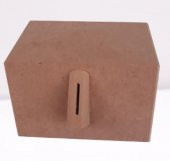 Hobi Dekoratif 90065 Kumbara Ham Ahşap MDF Model El Yapım - 1