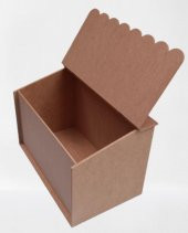 Hobi 90067 Dekoratif Ekmeklik Ev Şekli Ahşap MDF HAM El Yapımı - 7