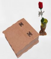 Hobi 90068 Dekoratif Çay Kutusu Ahşap MDF HAM cnc itinalı paket kargo El Yapım - 6