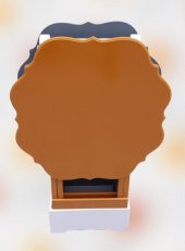 Çanta Zigon 90077 Sehpa Yonca Model 2 li Tk Ahşap MDF Gri Hardal Renk Uyum Elyapı - 3