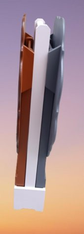 Çanta Zigon 90078 Sehpa Yonca Model 2 li Tk Ahşap Mdf Gri Ceviz Renk Uyum El Yapı - 5