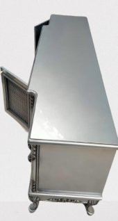 TV Sehpası ST 110980 Büyük Lüx Model Lükens ASLAN Ayak Oymalı Gölge Varak El YapI - 2