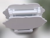 Çanta Zigon 90084 Yonca Model İkili Takım Ahşap Mdf Beyaz  Renk Uyumu El Yapımı thumbnail 5