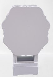 Çanta Zigon 90084 Yonca Model İkili Takım Ahşap Mdf Beyaz  Renk Uyumu El Yapımı thumbnail 6