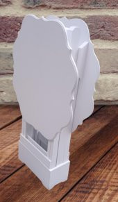 Çanta Zigon 90084 Yonca Model İkili Takım Ahşap Mdf Beyaz  Renk Uyumu El Yapımı thumbnail 8