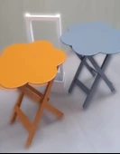 Çanta Zigon 90096 Papatya Model 2li Tk Ahşap MDF Hardal ve Gri Renk Uyum El Yapım thumbnail 1